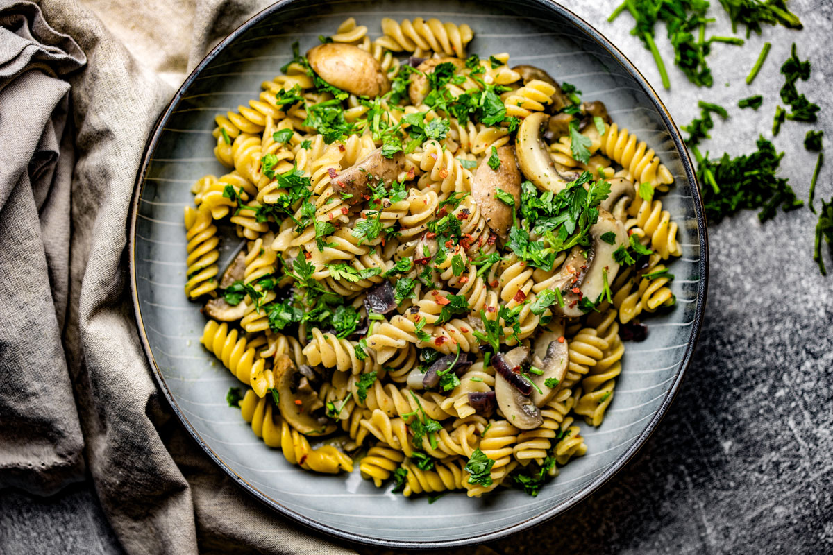 Mushroom pasta