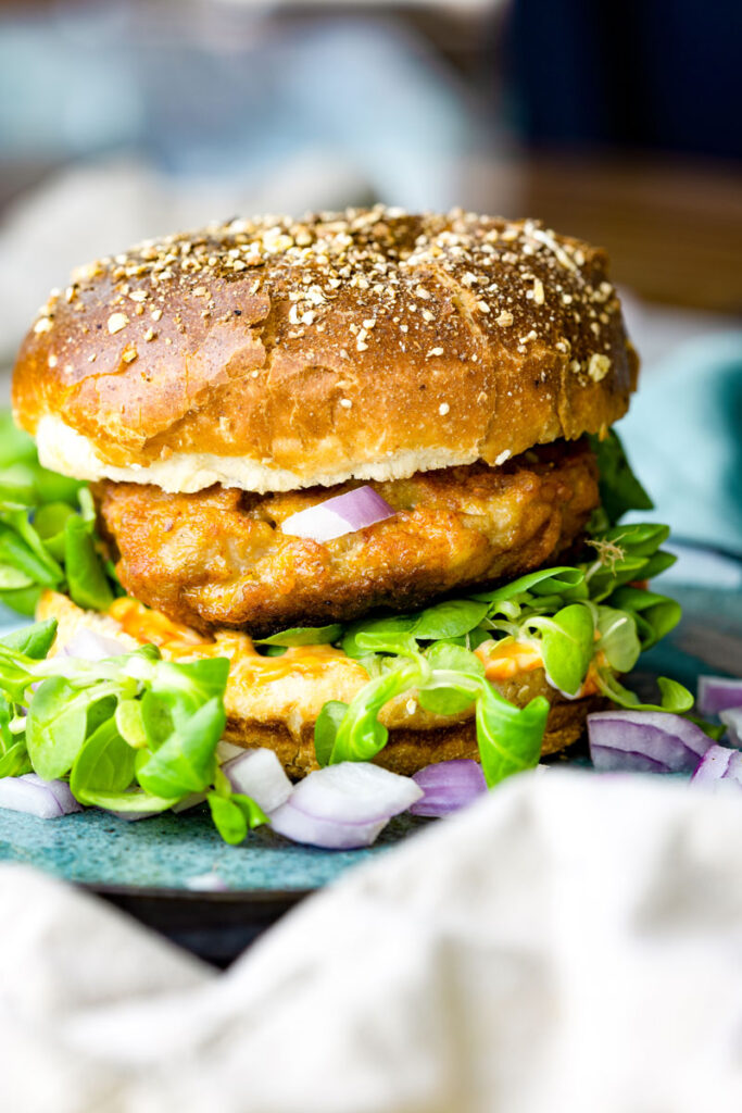 Lion's mane mushroom burger - Inspiration hunters