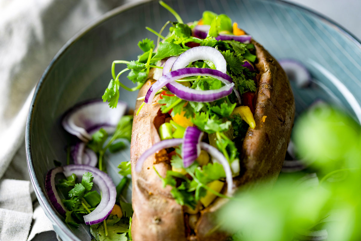 Stuffed Sweet Potatoes