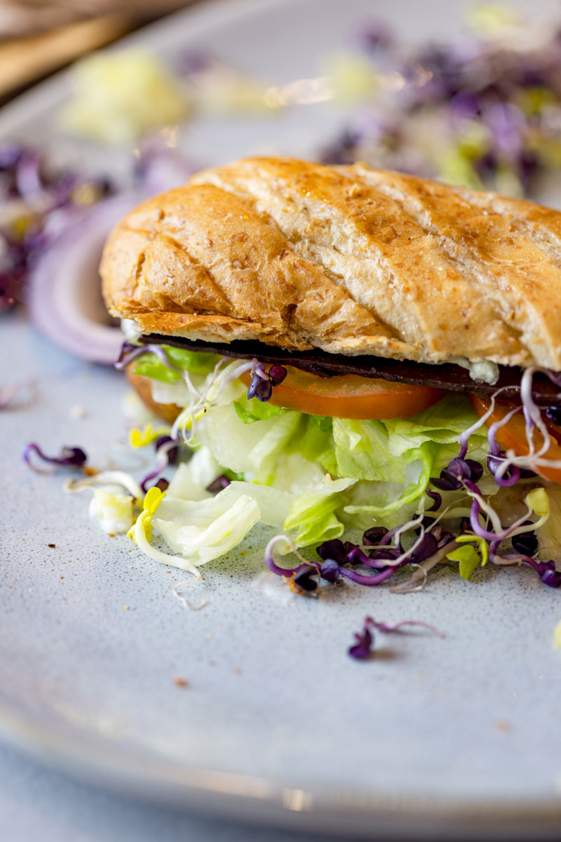 Vegan BLT sandwich