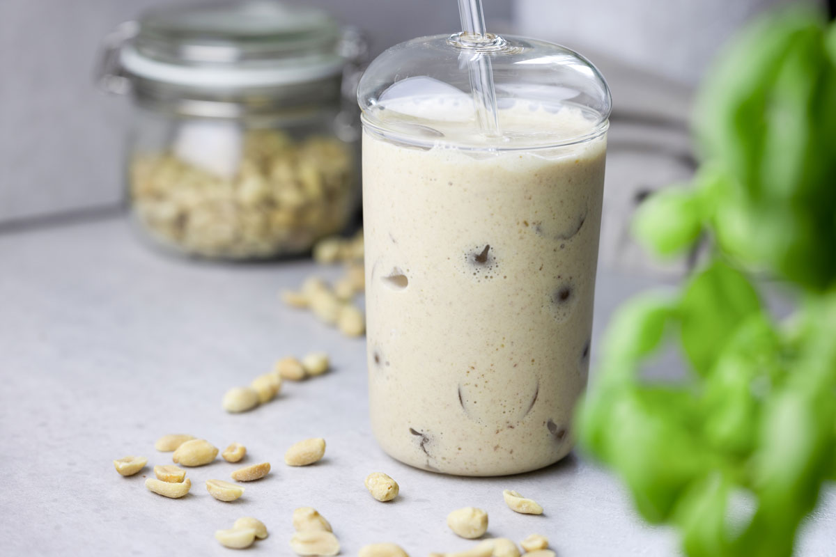 Sea moss peanut butter smoothie