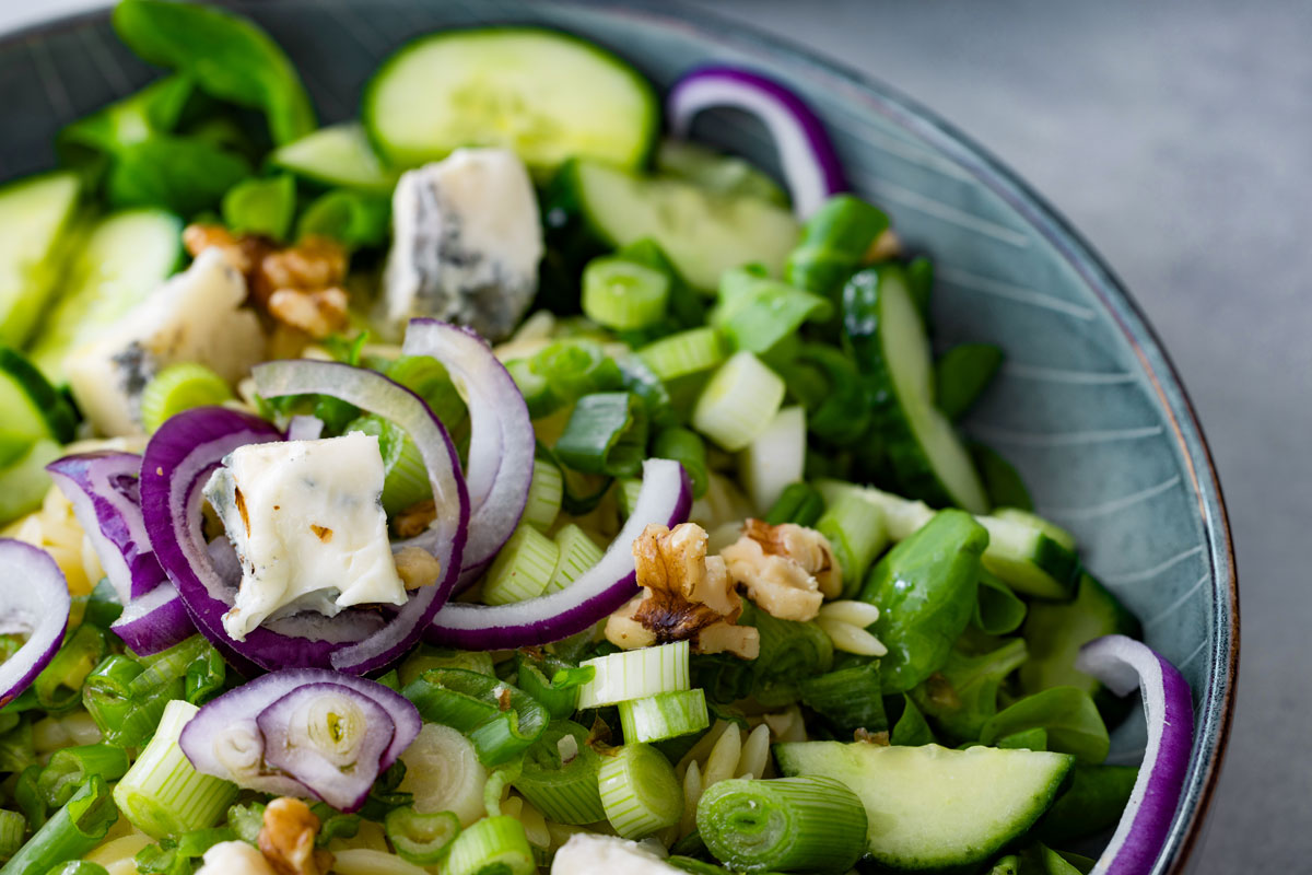 Orzo Pasta with Cilantro-Lemon Dressing